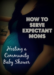 Hosting a Community Baby Shower