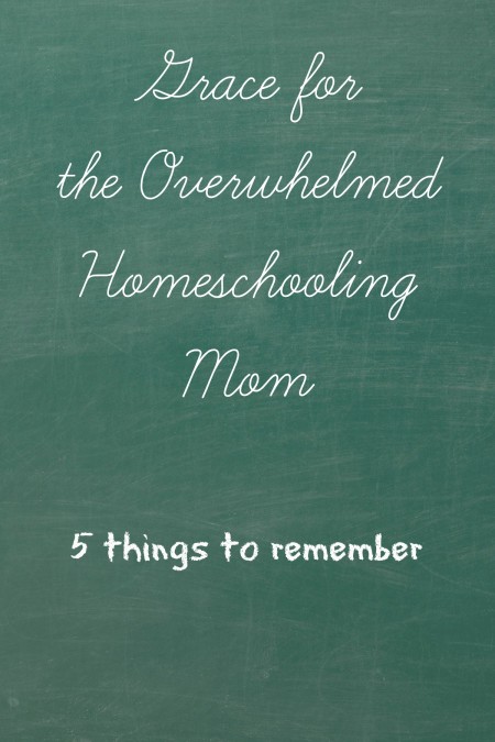 Grace for the Overwhelmed Homeschooling Mom